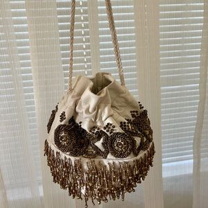 Free People leather/cotton bag